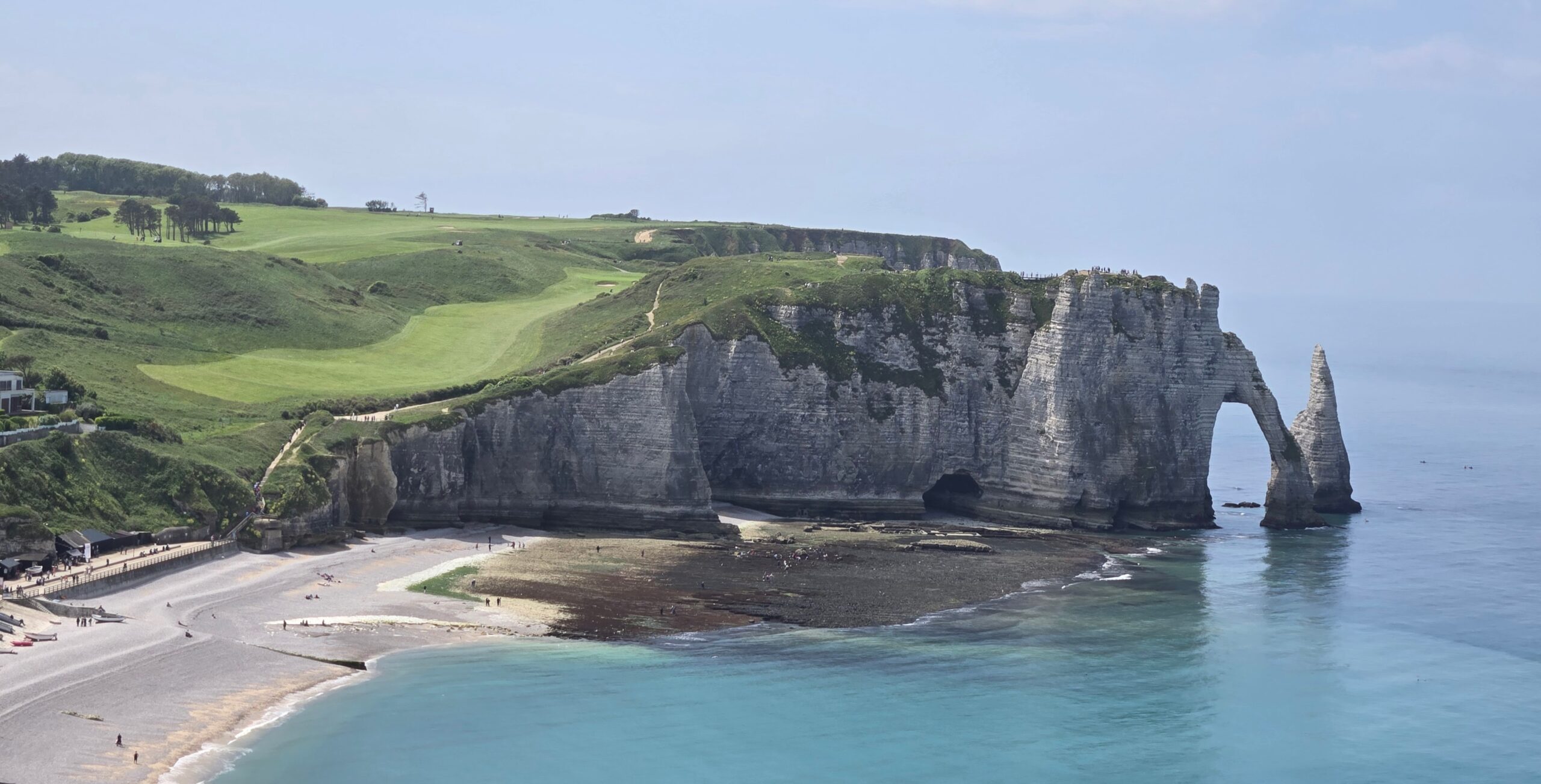 View From the Beach in Êtretat, FR